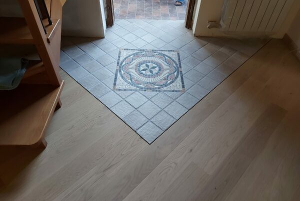 Realizzazione mosaico in appartamento Limbiate